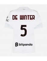 AC Milan Koni De Winter #5 Venkovní Dres pro Dámské 2026-27 Krátký Rukáv